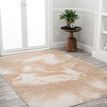 Petalo Abstract Two-tone Modern Area Rug